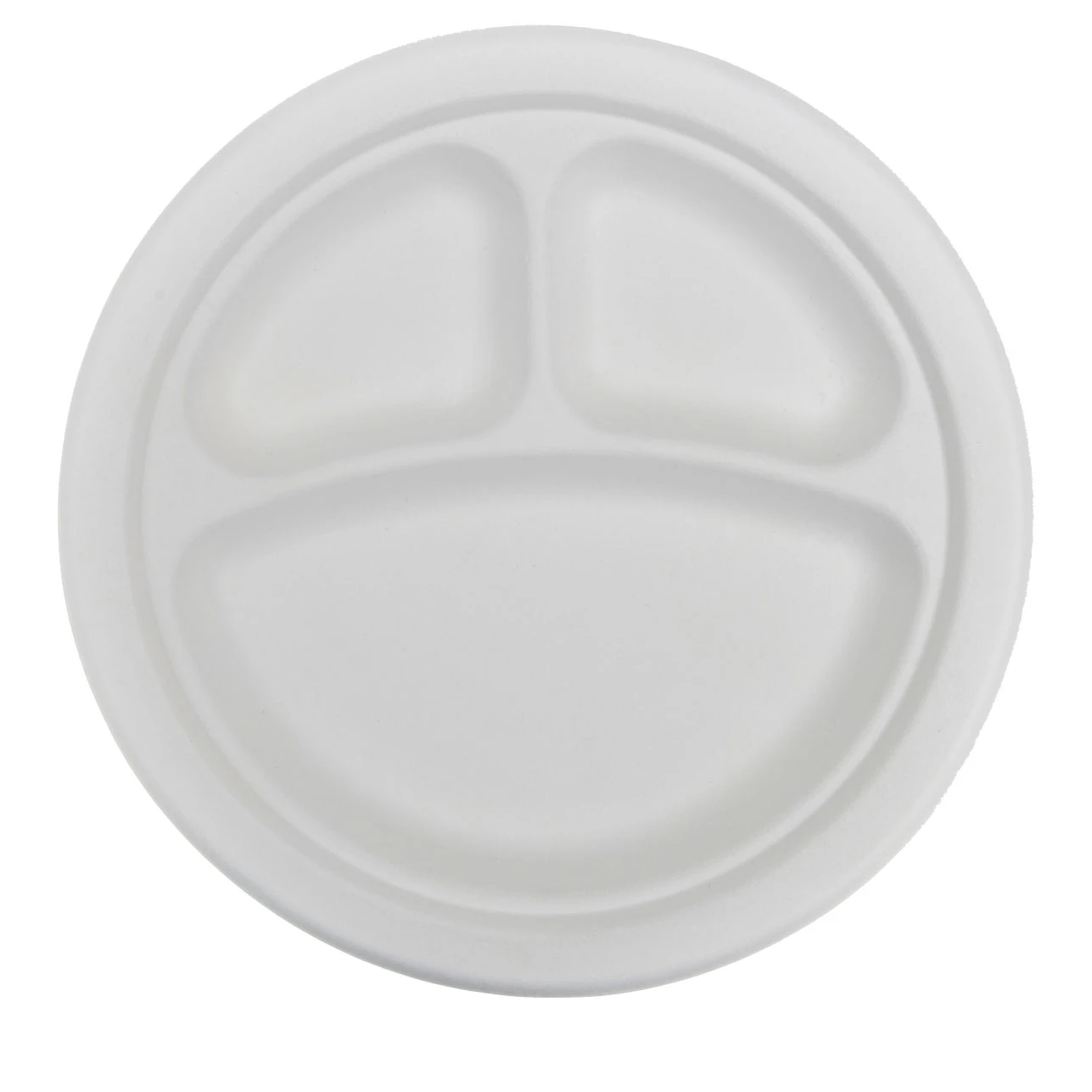 3 compartment plate