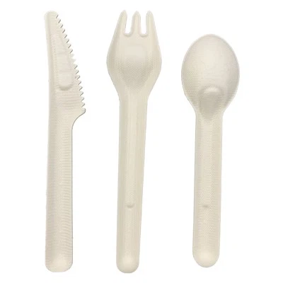 Biodegradable Bagasse Pulp Disposable Cutlery
