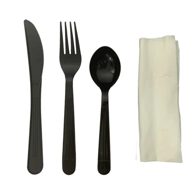 Black Plastic Forks