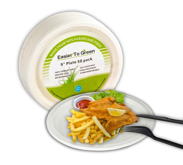 Compostable Plastic Plate Compostable Plastic Plate