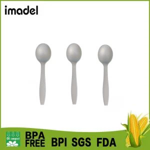 2 PCS Dishwasher Safe Anti-Scalding Long Handle Unbreakable Wheat Straw Spoons for Home