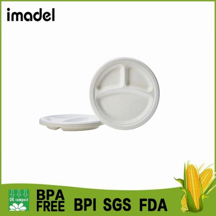 Sugarcane Plate Compostable Plates