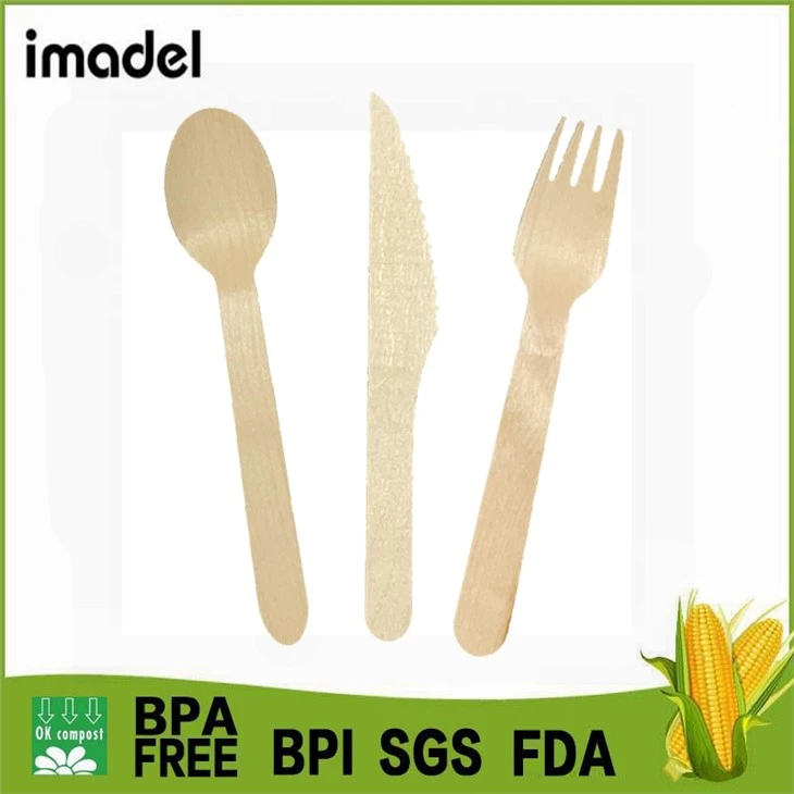 Disposable Wooden Cutlery And Flatware